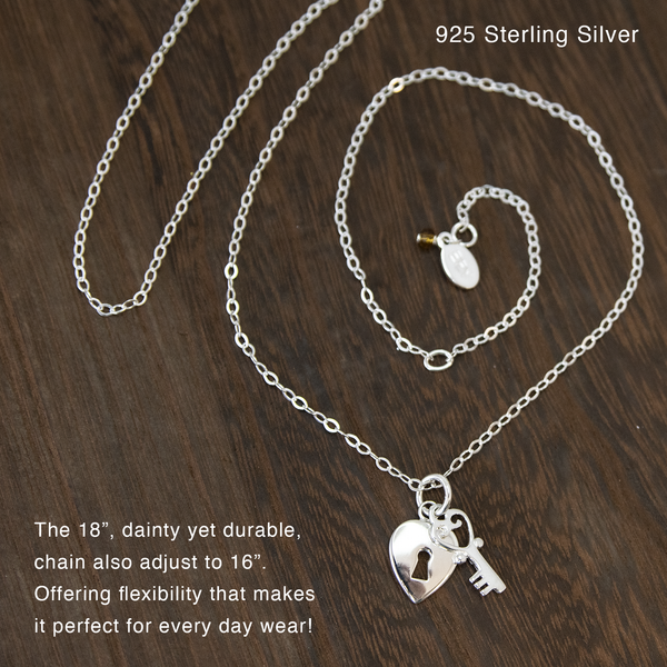 Sterling Silver deals Key perfect for valentines day gift