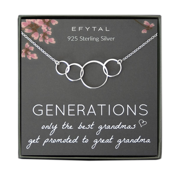 Generations necklace deals for grandma