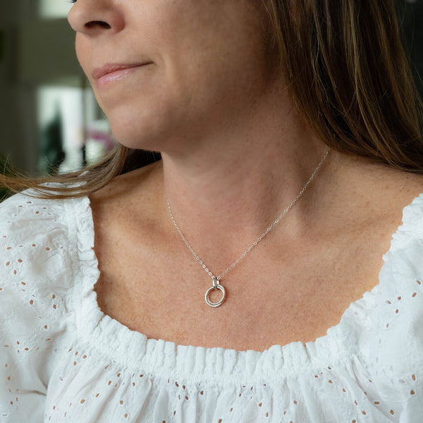 priscilla connected ring necklace • best friend