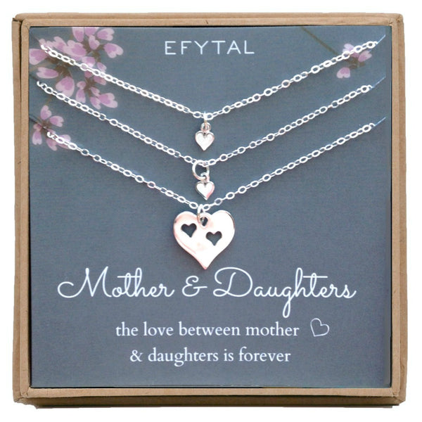 To My Daughter - Magnetic Heart Necklace Set – Ziella