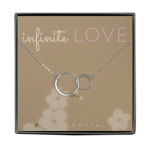 EFYTAL Connected Ring Necklace • Anniversary Gift for Wife