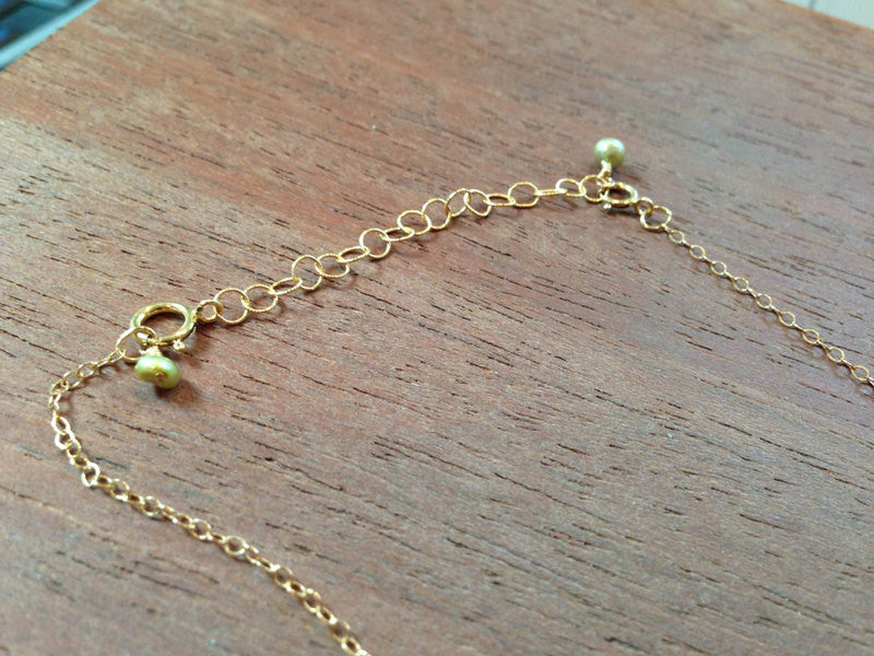 Necklace or Bracelet Extender, Sterling Silver, Gold-filled or