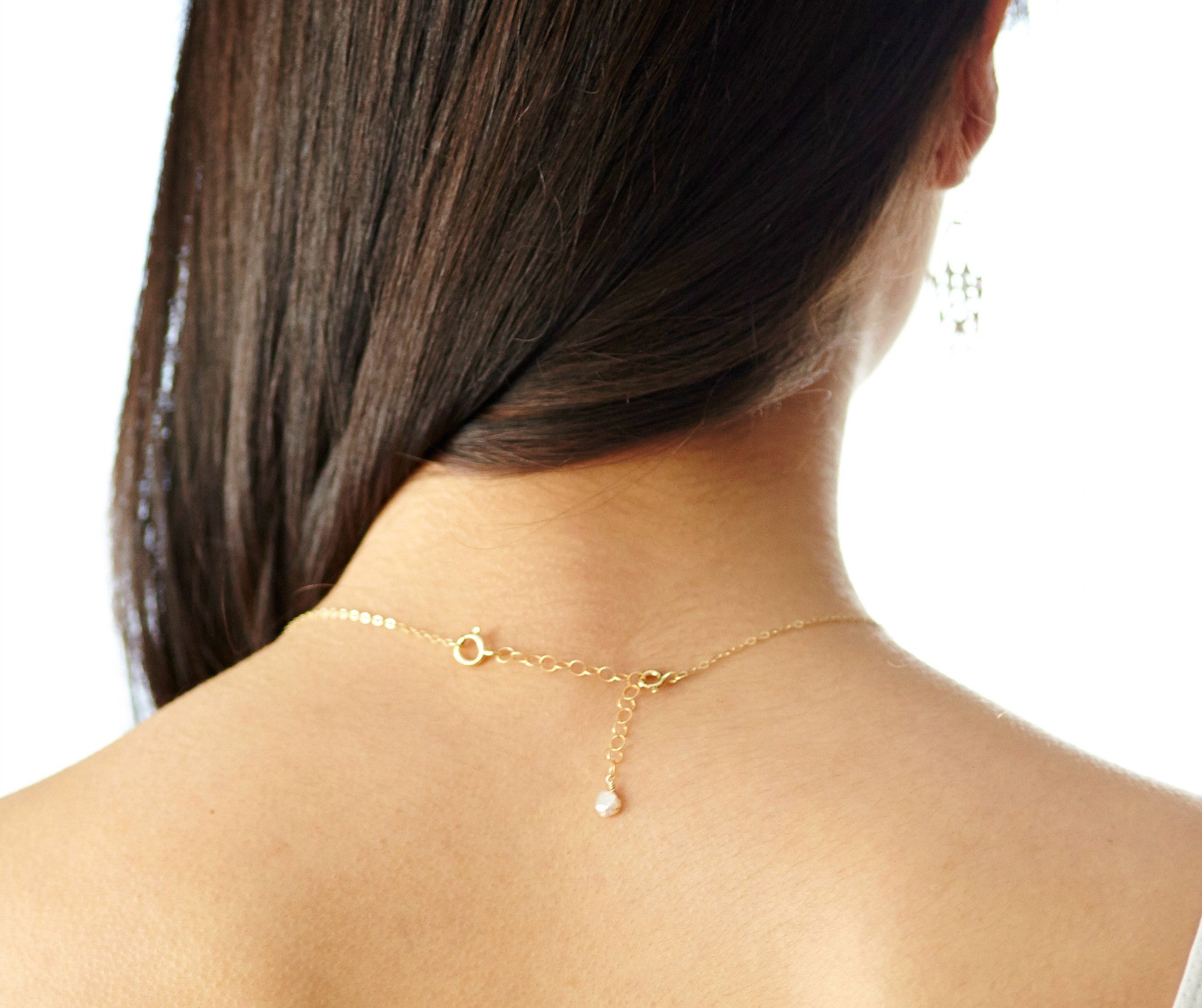 removable 2 extender chain • sterling silver or 14k gold filled
