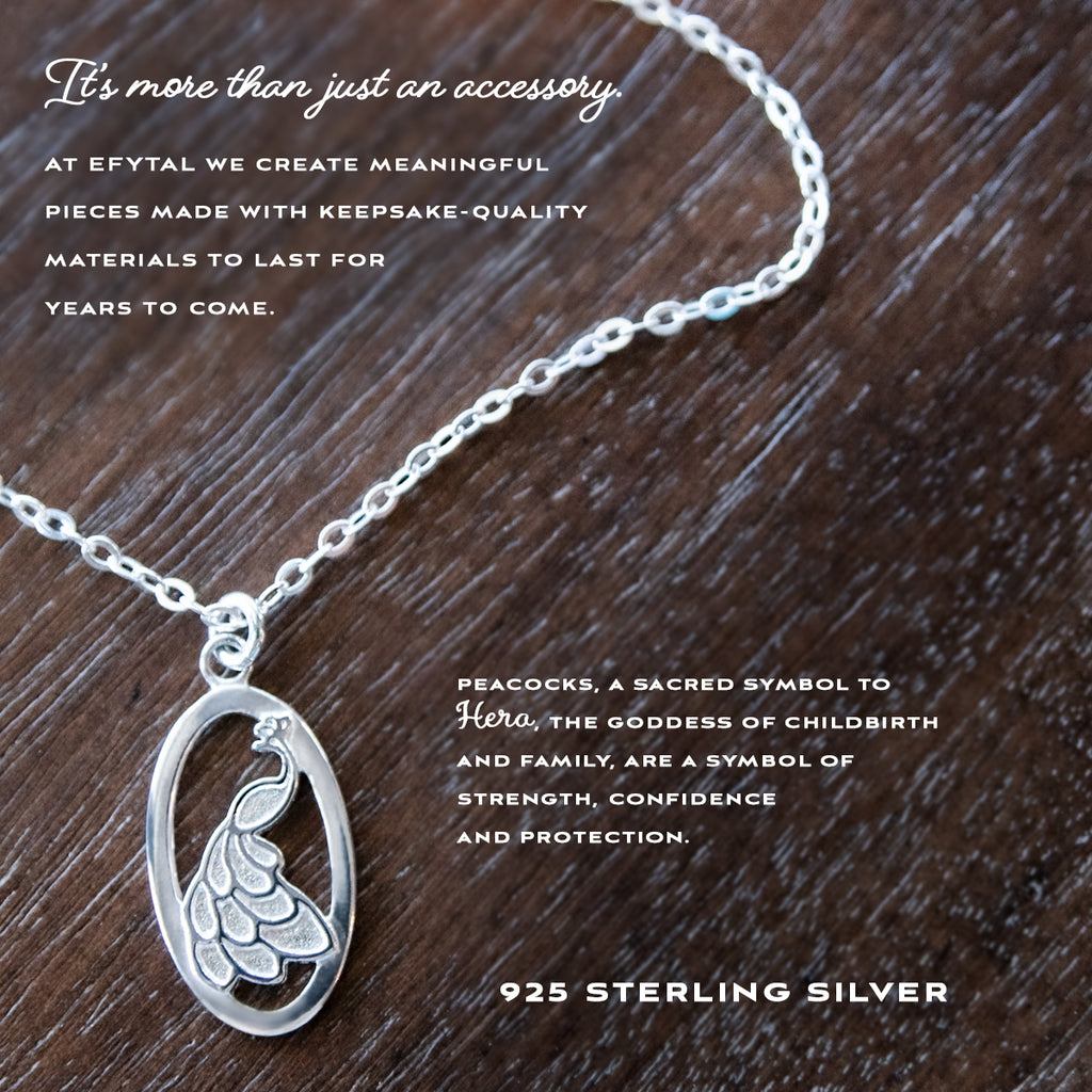 EFYTAL Sterling Silver Mother to be Necklace • Expecting New Mom