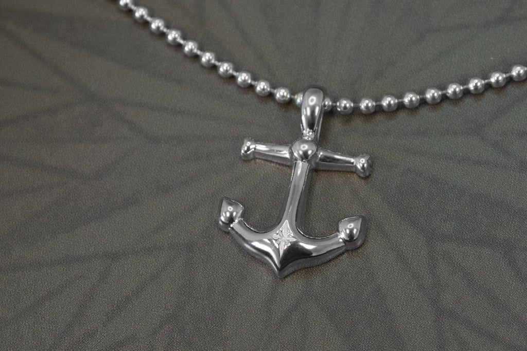 Anchor Pendant with Chain