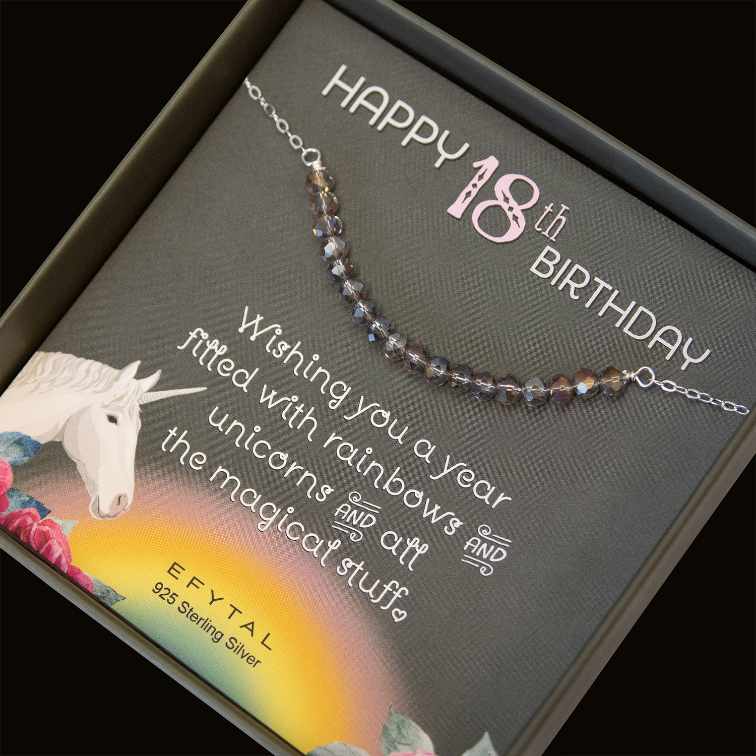 EFYTAL 12 Bead Necklace • Best Birthday Gift Idea for 12 Year Old